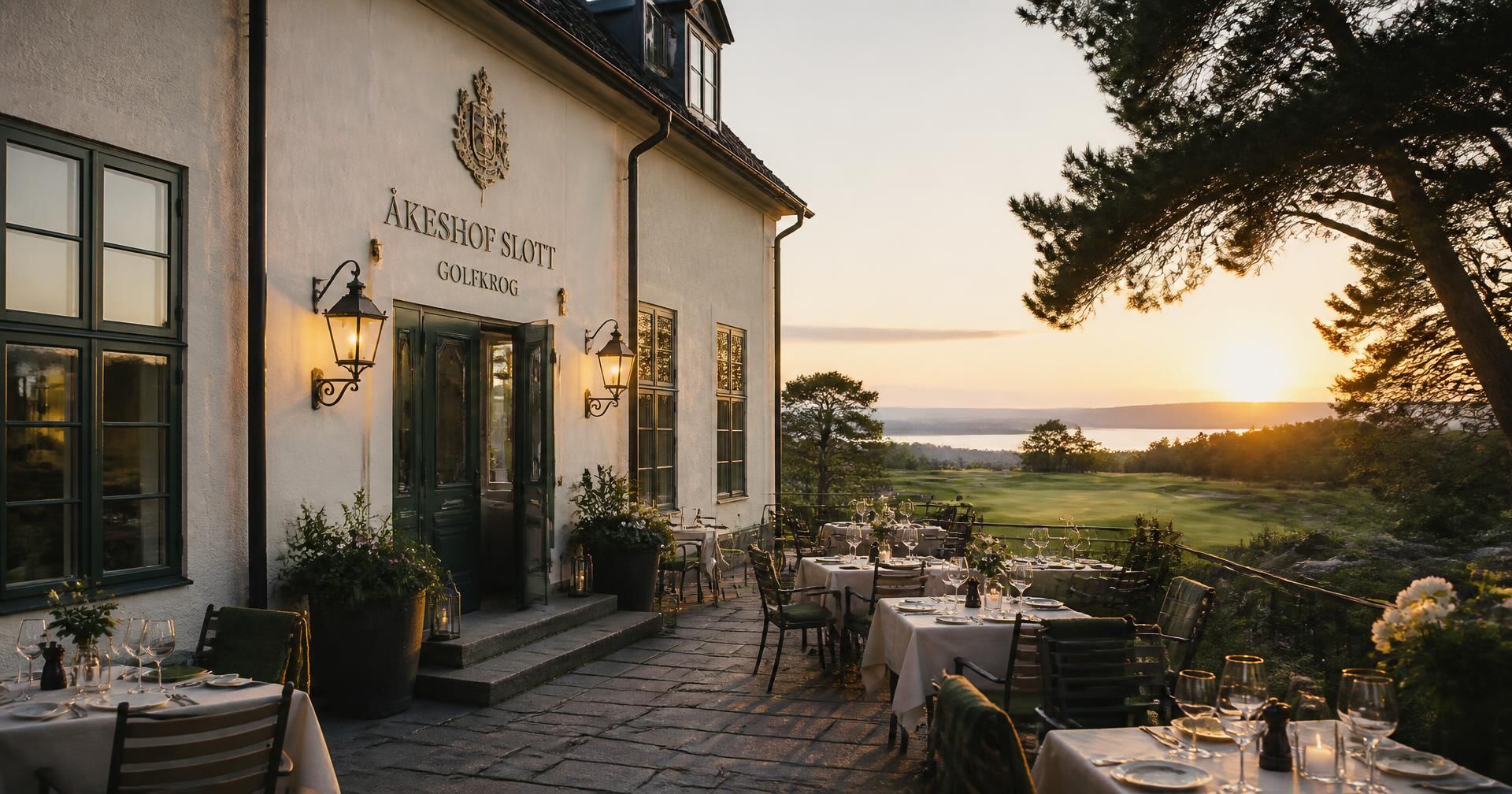 Fågelbro krog, restaurang och festvåning vid Fågelbro Golfklubb på Värmdö